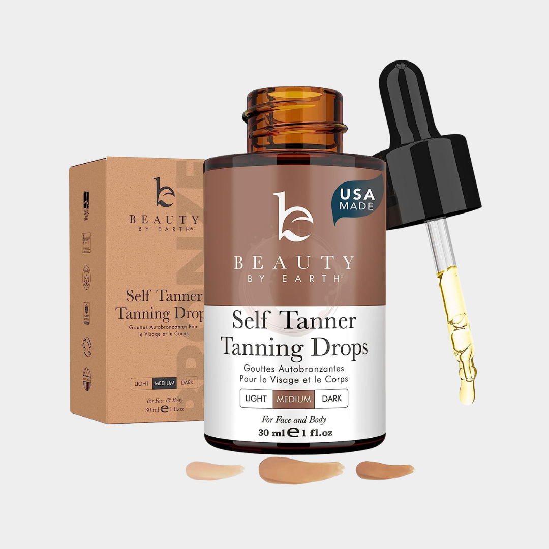 Self Tanning Drops Made with Natural & Organic Ingredients
