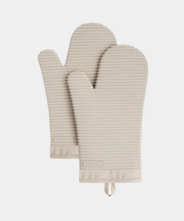 KitchenAid Ribbed Soft Silicone Oven Mitt Set