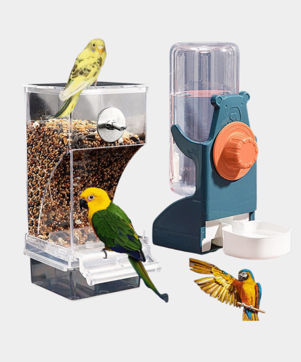 Automatic Parrot Feeder Cage Accessories