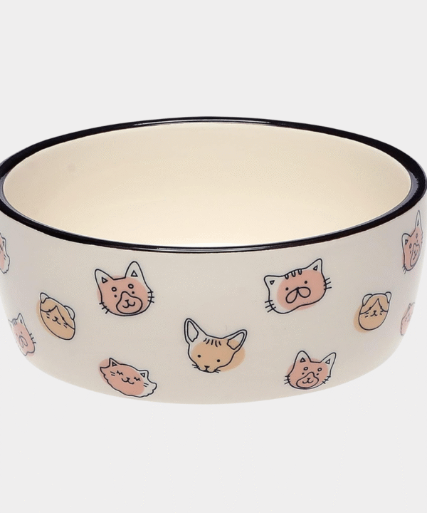 Pearhead Ceramic Pet Bowl  for Food or Water