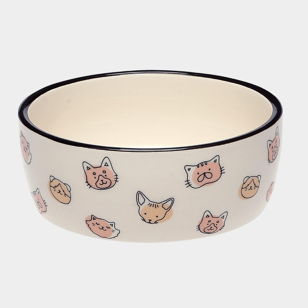 Pearhead Ceramic Pet Bowl  for Food or Water