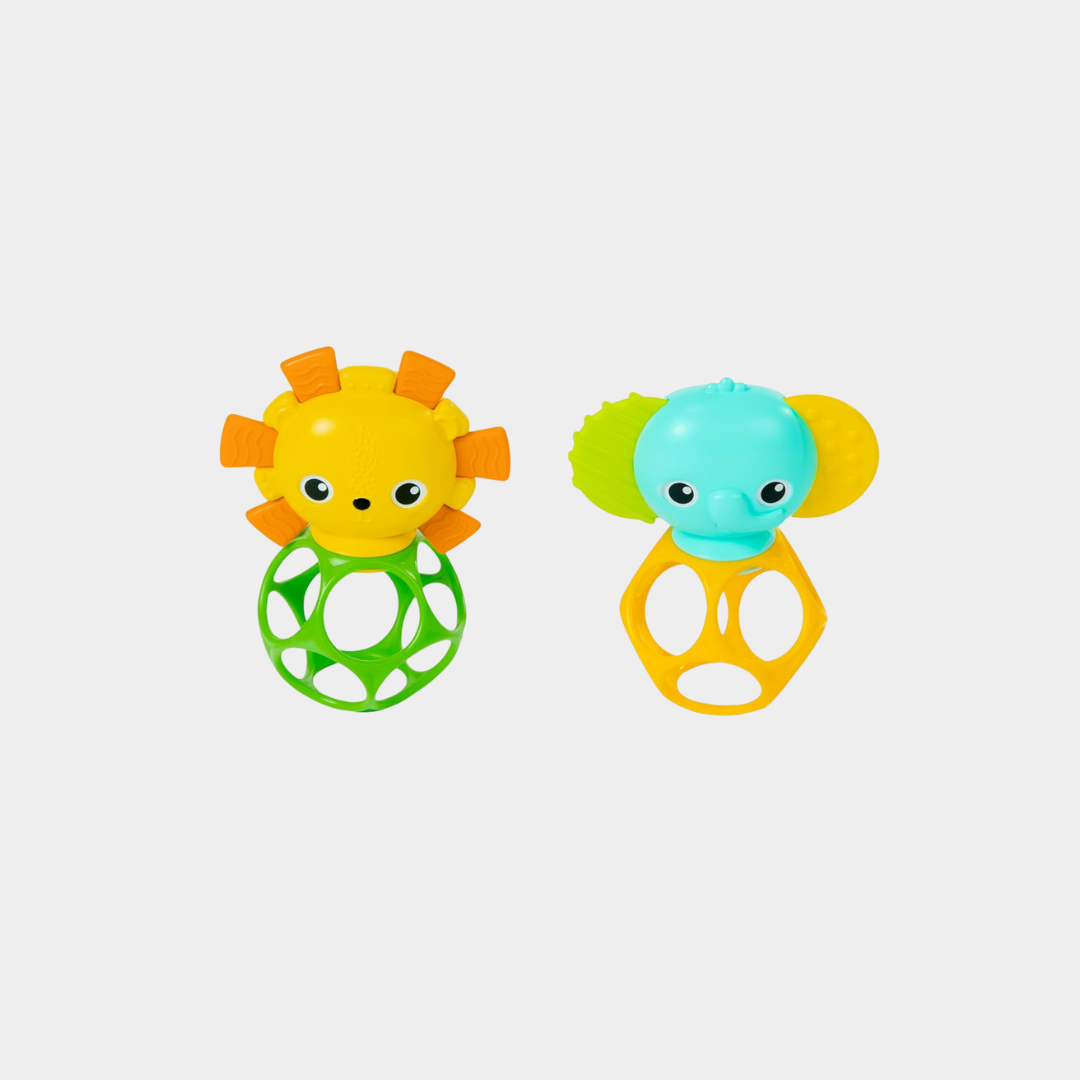 Bright Starts Soother Pals Easy-Grasp Teether Toys
