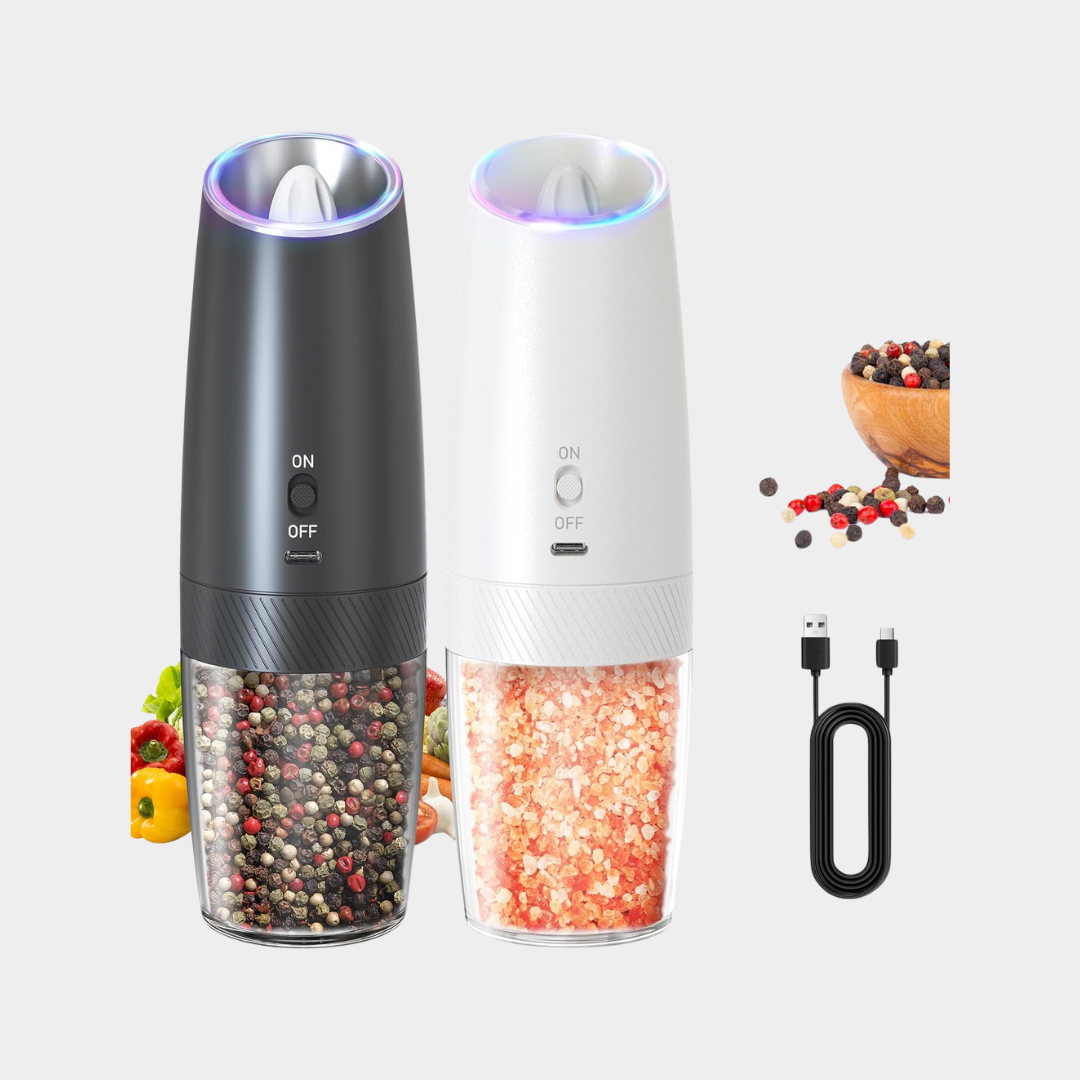 CIRCLE JOY Rechargeable Salt and Pepper Grinder